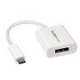 STARTECH StarTech.com USB C to DisplayPort Adapter - 4K 60Hz - White - USB 3.1 Type-C to DisplayPort Adapter - USB C Video Adapter (CDP2DPW) - External video adapter - USB-C - DisplayPort - white