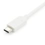 STARTECH StarTech.com USB C to HDMI 2.0 Adapter with Power Delivery, 4K 60Hz USB Type-C to HDMI Display/ Monitor Video Converter,  60W PD Pass-Through Charging Port, Thunderbolt 3 Compatible,  White - USB-C Displ (CDP2HDUCPW)