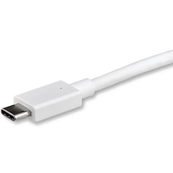 STARTECH 1M USB C TO DP CABLE - WHITE (CDP2DPMM1MW)