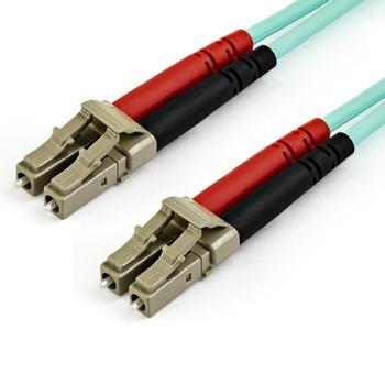 STARTECH 10M OM4 FIBER OPTIC PATCH CORD AQUA - LC/LC - 50/125 - 40/100GB CABL (450FBLCLC10)