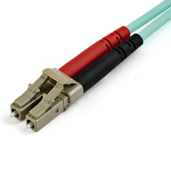 STARTECH 10M OM4 FIBER OPTIC PATCH CORD AQUA - LC/LC - 50/125 - 40/100GB CABL (450FBLCLC10)