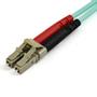 STARTECH 10M OM4 FIBER OPTIC PATCH CORD AQUA - LC/LC - 50/125 - 40/100GB CABL (450FBLCLC10)