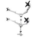 STARTECH QUAD MONITOR MOUNT - FOR UP TO 27IN VESA MONITORS - DESK MOUNT DESK