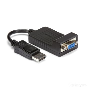 StarTech DisplayPort to VGA Adapter - 1920x1200 - Active DP to VGA Video Converter - Plug and Play DP to VGA Connector (DP2VGA) - displayadapter - 25 cm (DP2VGA)