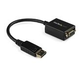 StarTech DisplayPort To VGA Adapter - Active - 1080p - DP to VGA Converter (DP2VGA2) - Displayadapter - DisplayPort (hann) til HD-15 (VGA) (hunn) - 27.94 cm - låst - svart (DP2VGA2)