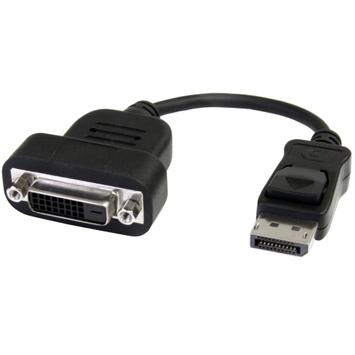 StarTech DisplayPort to DVI Adapter - Active Conversion - 1920x1200 - DP to DVI Single Link Converter for DVI-D Display (DP2DVIS) - DisplayPort-adapter - 20 cm (DP2DVIS)