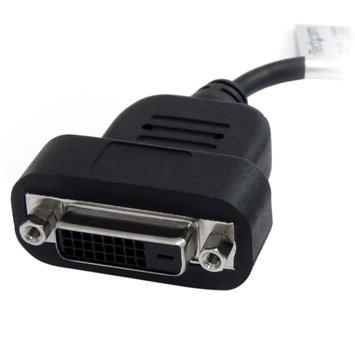 StarTech DisplayPort to DVI Adapter - Active Conversion - 1920x1200 - DP to DVI Single Link Converter for DVI-D Display (DP2DVIS) - DisplayPort-adapter - 20 cm (DP2DVIS)