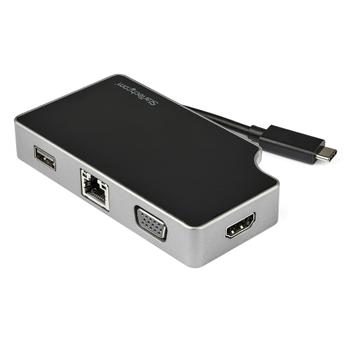 STARTECH USB C MULTIPORT ADAPTER - HDMI VGA-95W PD-MAC/ WINDOWS/ CHROME CABL (DKT30CHVGPD)