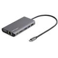 STARTECH USB-C MULTIPORT ADAPTER 100W PD HDMI/VGA - SD READER-30CM CABLE PERP