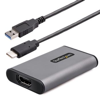 STARTECH USB 3.0 HDMI Video Capture Device 4K Video External USB Capture Card Adapter UVC Screen Recorder works w USB-A USB-C TB (4K30-HDMI-CAPTURE)