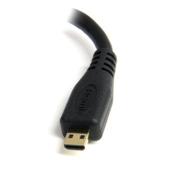 STARTECH 18 cm High Speed HDMI Adapter Cable - HDMI to HDMI Micro ? F/M (HDADFM5IN)