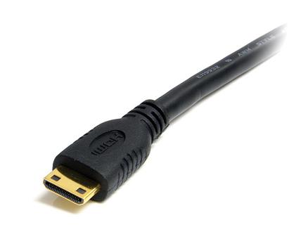 STARTECH 0.5M HIGH SPEED HDMI CABLE WITH ETHERNET- HDMI TO HDMI MINI CABL (HDACMM50CM)