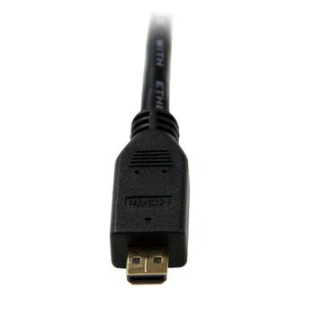 STARTECH 1M HIGH SPEED HDMI CABLE WITH ETHERNET HDMI TO HDMI MICRO CABL (HDADMM1M)