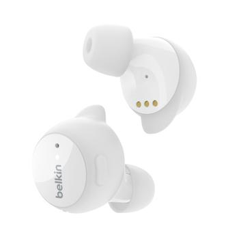 BELKIN Koptelefoon In-ear met bluetooth Met microfoon Stereo Wit (AUC003BTWH)