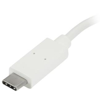 STARTECH 4PORT USB C HUB-USB-C TO CMA USB 3.0 HUB - WHITE PERP (HB30C3A1CFBW)