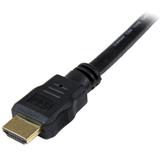 StarTech 0.5 High Speed HDMI Cable - Ultra HD 4k x 2k HDMI Cable M/M - HDMI-kabel - HDMI (hann) til HDMI (hann) - 50 cm - skjermet - svart (HDMM50CM)