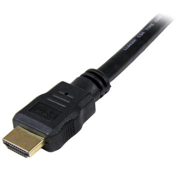 StarTech 0.5 High Speed HDMI Cable - Ultra HD 4k x 2k HDMI Cable M/M - HDMI-kabel - HDMI (hann) til HDMI (hann) - 50 cm - skjermet - svart (HDMM50CM)