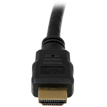 StarTech 0.5 High Speed HDMI Cable - Ultra HD 4k x 2k HDMI Cable M/M - HDMI-kabel - HDMI (hann) til HDMI (hann) - 50 cm - skjermet - svart (HDMM50CM)