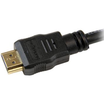 StarTech 0.5 High Speed HDMI Cable - Ultra HD 4k x 2k HDMI Cable M/M - HDMI-kabel - HDMI (hann) til HDMI (hann) - 50 cm - skjermet - svart (HDMM50CM)