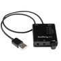 STARTECH USB Stereo Audio Adapter External Sound Card with SPDIF Digital Audio