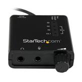 StarTech USB Sound Card w/ SPDIF Digital Audio & Stereo Mic - External Sound Card for Laptop or PC - SPDIF Output (ICUSBAUDIO2D) - lydkort (ICUSBAUDIO2D)