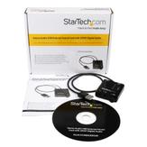 StarTech USB Sound Card w/ SPDIF Digital Audio & Stereo Mic - External Sound Card for Laptop or PC - SPDIF Output (ICUSBAUDIO2D) - lydkort (ICUSBAUDIO2D)