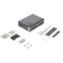 STARTECH StarTech.com Industrial 6 Port Gigabit Ethernet Switch 4 PoE RJ45 +2 SFP Slots 30W PoE+ 48VDC 10/ 100/ 1000 Power Over Ethernet LAN Switch -40C to 75C, DIN Connector/ Mountable,  Fast Ethernet - High Powe (IES1G52UPDIN)