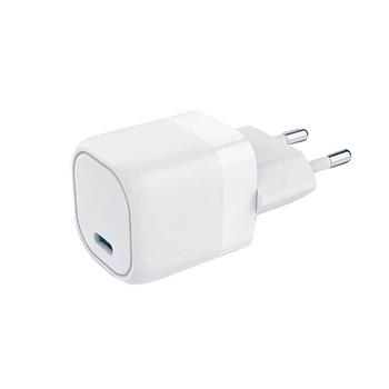 GEAR Charger 220V 1xUSB-C PD/PPS 25W White (665119)