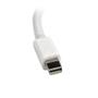STARTECH StarTech.com Mini DisplayPort to VGA Adapter - White - 1080p - Thunderbolt to VGA Monitor Adapter - Mini DP to VGA Converter (MDP2VGAW) - Video converter - VGA - DisplayPort - white (MDP2VGAW)