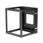 STARTECH 12U HINGED WALLMOUNT OPEN FRAME RACK CABINET - SERVER RACK RACK