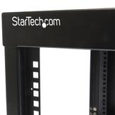 StarTech 6U Hinged Open Frame Wall Mount Network Rack - 4-Post 22" Depth Swing Out Computer Equipment Rack - 110lbs capacity (RK619WALLOH) - rack - 6U (RK619WALLOH)