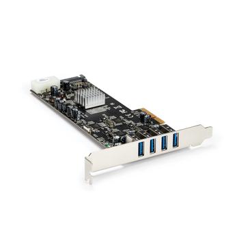 STARTECH 4Port PCIe USB 3.0 Controller Card w/ 4 Independent Channels 	 (PEXUSB3S44V)