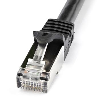 STARTECH StarTech.com 1m Cat6 Patch kabel - afgeschermd / shielded (SFTP) snagless gigabit netwerk patchkabel - Cat 6 Ethernet Patch lood zwart - Verbindingskabel - RJ-45 (M) naar RJ-45 (M) - 1 m - SFTP - CAT  (N6SPAT1MBK)