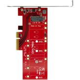 StarTech x4 PCI Express to M.2 PCIe SSD Adapter Card - for M.2 NGFF SSD - Grensesnittsadapter - M.2 - Expansion Slot to M.2 - M.2 Card - PCIe x4 - rød (PEX4M2E1)