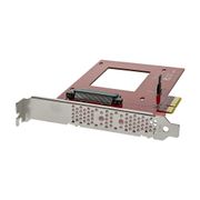 STARTECH "U.2 to PCIe Adapter for 2.5"" U.2 NVMe SSD - SFF-8639 - x4 PCI Express 3.0"