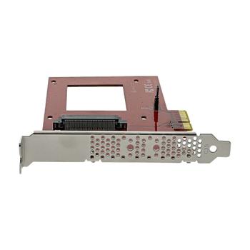 STARTECH "U.2 to PCIe Adapter for 2.5"" U.2 NVMe SSD - SFF-8639 - x4 PCI Express 3.0" (PEX4SFF8639)
