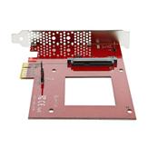 StarTech U.2 to PCIe Adapter for 2.5" U.2 NVMe SSD - SFF-8639 - x4 PCI Express 3.0 - grensesnittsadapter - Ultra M.2 Card - PCIe 3.0 x4 (PEX4SFF8639)