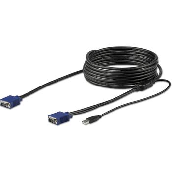 STARTECH 15 ft. 4.6m USB KVM Cable for Startech Rackmount Consoles - VGA and USB KVM Console Cable RKCONSUV15 (RKCONSUV15)