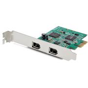 STARTECH 2 PORT PCIE FIREWIRE CARD TI TSB82AA2 CHIPSET-WIN/MAC CTLR