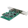 STARTECH StarTech.com 2 Port 1394a PCI Express FireWire Card - PCIe FireWire Adapter - FireWire adapter - PCI Express x1 low profile - FireWire x 2 - green - TAA Compliant (PEX1394A2V2)