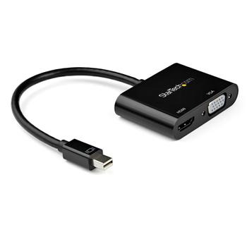 STARTECH MINI DISPLAYPORT TO HDMI VGA ADAPTER 4K 60HZ THUNDERBOLT 2 CABL (MDP2VGAHD20)
