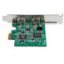 STARTECH StarTech.com 2 Port 1394a PCI Express FireWire Card - PCIe FireWire Adapter - FireWire adapter - PCI Express x1 low profile - FireWire x 2 - green - TAA Compliant (PEX1394A2V2)