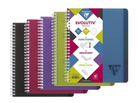 CLAIREFONTAINE Notatbok CLAIREFONTAINE A5+ PP inde lin (329756C*5)