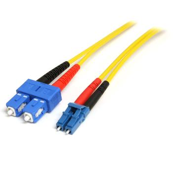 STARTECH Fiber Optic Cable - Single-Mode Duplex 9/125 - LSZH - LC/SC - 4 m (SMFIBLCSC4)