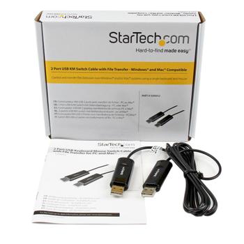 STARTECH 2 PORT USB KM SWITCH - USB KEYBOARD AND MOUSE SWITCH PERP (SVKMS2)
