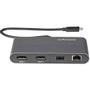 STARTECH StarTech.com Thunderbolt 3 Mini Dock - Portable Dual Monitor w/ DP 4K 60Hz - 2X USB-A Hub (3.2/ 2.0),  GbE - 28cm Cable - TB3 Multiport Adapter - Mac/ Windows - Upgraded Version of TB3DKM2DP (TB3DKMDPL)  (TB3DKM2DPL)
