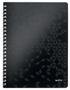 LEITZ Notesblok WOW PP A4 kvad. 80g/80ark sort