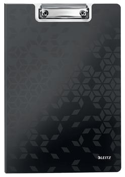 LEITZ Ordrebrett m/omslag Leitz WOW A4 Sort (41990095)
