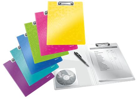 LEITZ Ordrebrett m/omslag Leitz WOW A4 Hvit (41990001)