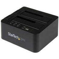 StarTech Standalone Hard Drive Duplicator, Dual Bay HDDSSD ClonerCopier, USB 3.1 (10 Gbps) to SATA III (6Gbps) HDDSSD Docking Station, Hard Disk Duplicator Dock - Hard Drive Cloner - harddisk-duplekser
